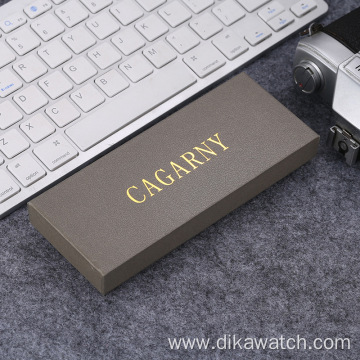 Cagarny Watch Box Luxury Gray Box Watch Orange Boxes For Watches 010203